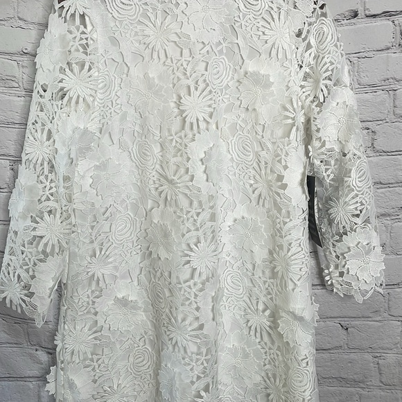 Tuckernuck Blanc Guipure White Lace Daphne Dress Size Large Brand New W/Tags - Picture 6 of 16